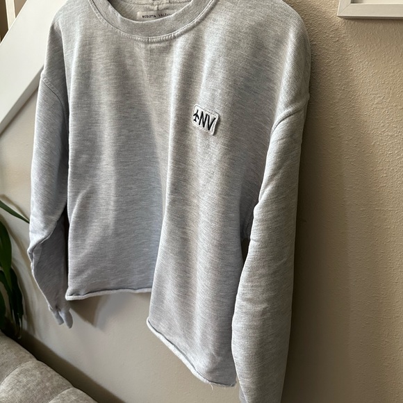 Nicoletta Valentina Grey Crewneck Sweatshirt - Picture 5 of 8